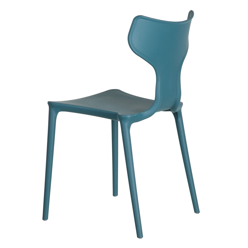 SILLA APILABLE AZUL POLIPROPILENO 47 X 41 X 83,50 CM