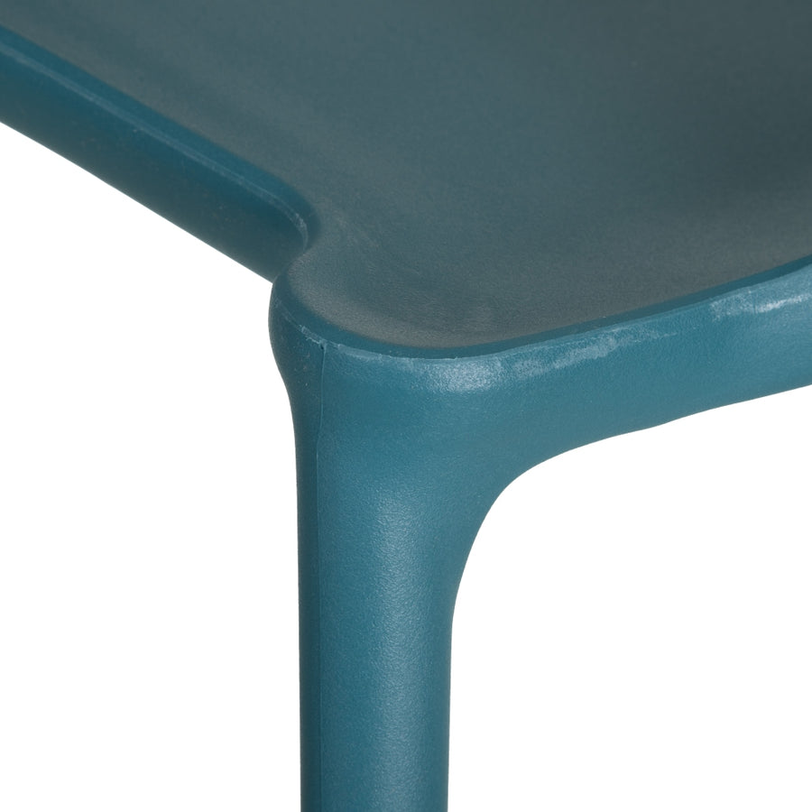 SILLA APILABLE AZUL POLIPROPILENO 47 X 41 X 83,50 CM