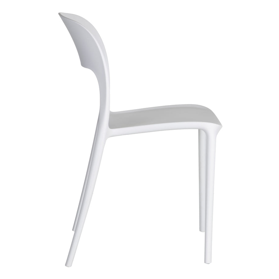 SILLA APILABLE BLANCO POLIPROPILENO 43 X 43 X 83,20 CM