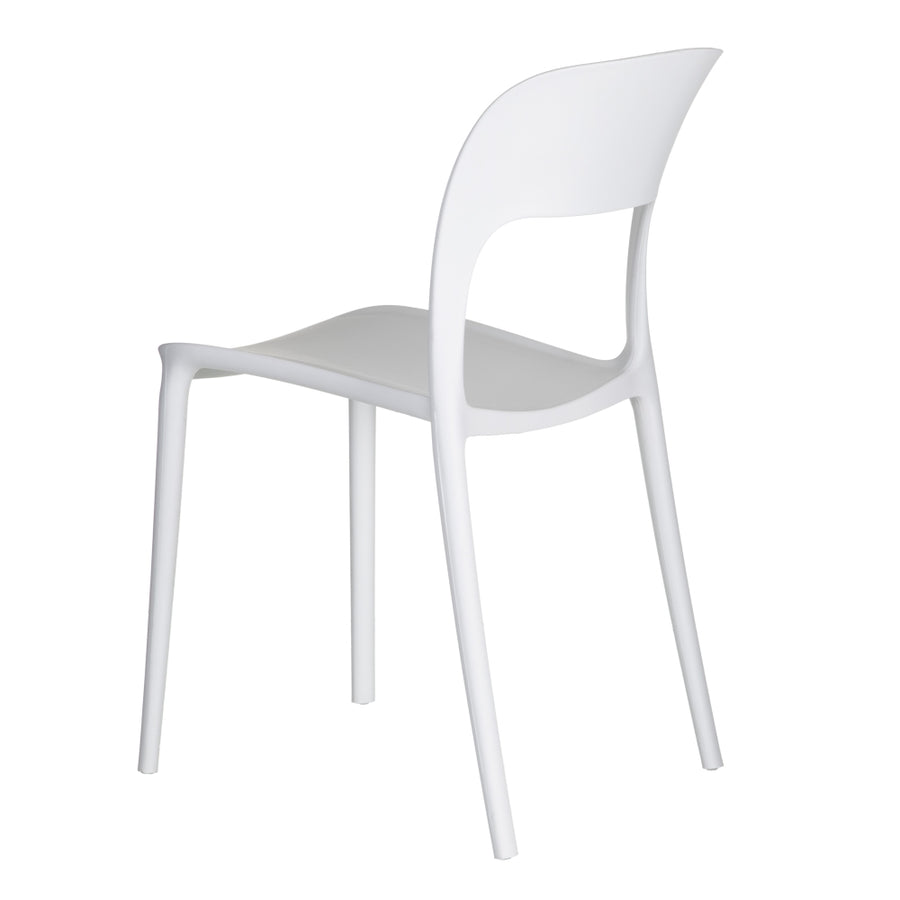SILLA APILABLE BLANCO POLIPROPILENO 43 X 43 X 83,20 CM
