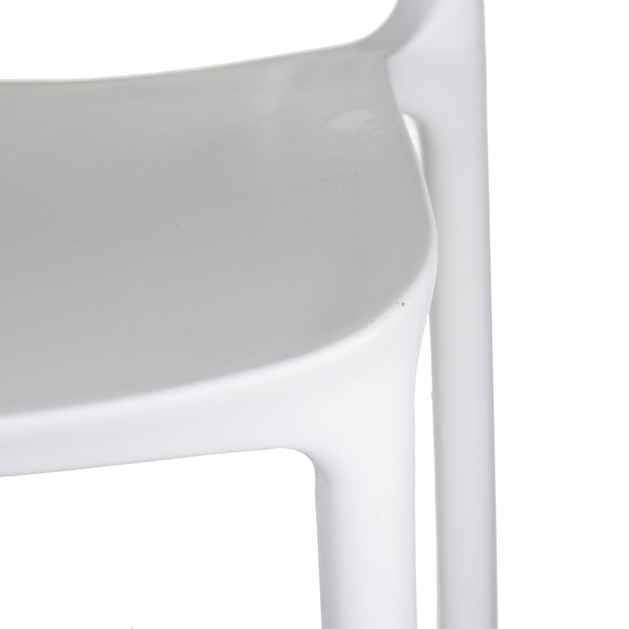 SILLA APILABLE BLANCO POLIPROPILENO 43 X 43 X 83,20 CM