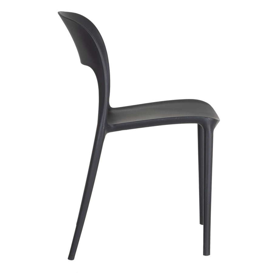 SILLA APILABLE GRIS POLIPROPILENO 43 X 43 X 83,20 CM