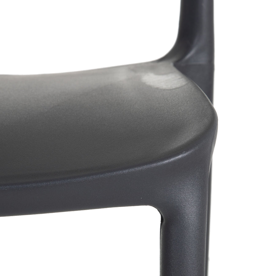 SILLA APILABLE GRIS POLIPROPILENO 43 X 43 X 83,20 CM