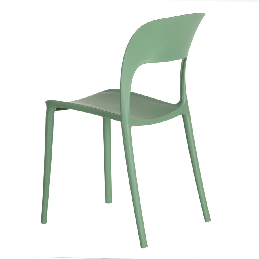 SILLA APILABLE VERDE MENTA POLIPROPILENO 43 X 43 X 83,20 CM