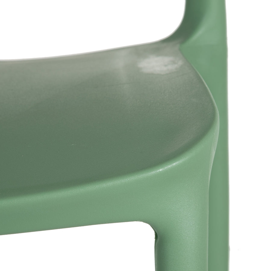 SILLA APILABLE VERDE MENTA POLIPROPILENO 43 X 43 X 83,20 CM