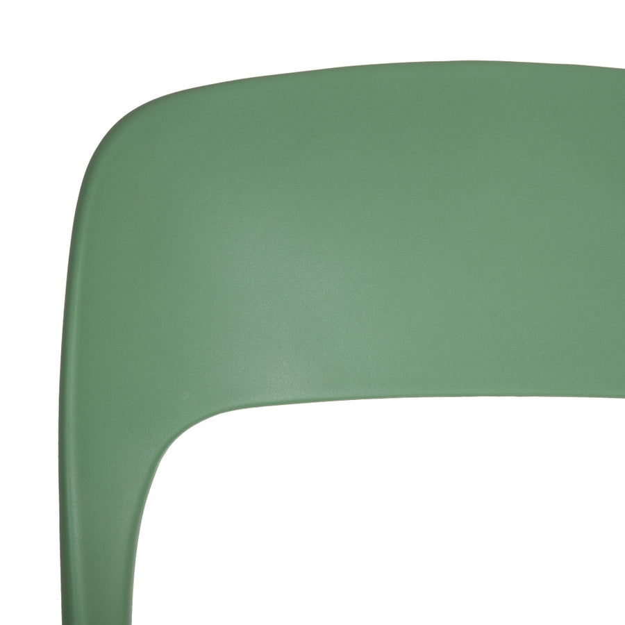 SILLA APILABLE VERDE MENTA POLIPROPILENO 43 X 43 X 83,20 CM