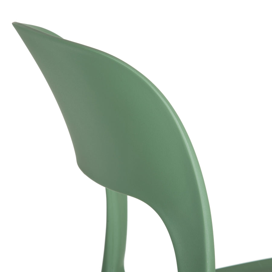 SILLA APILABLE VERDE MENTA POLIPROPILENO 43 X 43 X 83,20 CM