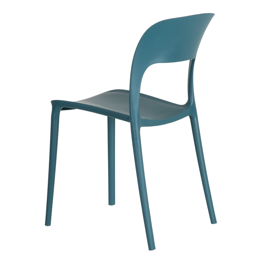 SILLA APILABLE AZUL POLIPROPILENO 43 X 43 X 83,20 CM