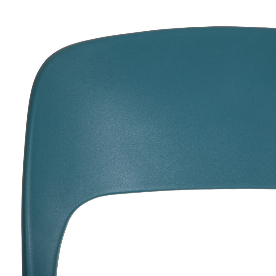 SILLA APILABLE AZUL POLIPROPILENO 43 X 43 X 83,20 CM
