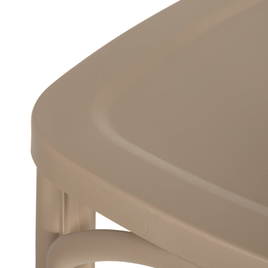 SILLA APILABLE BEIGE POLIPROPILENO 48,50 X 43 X 91 CM
