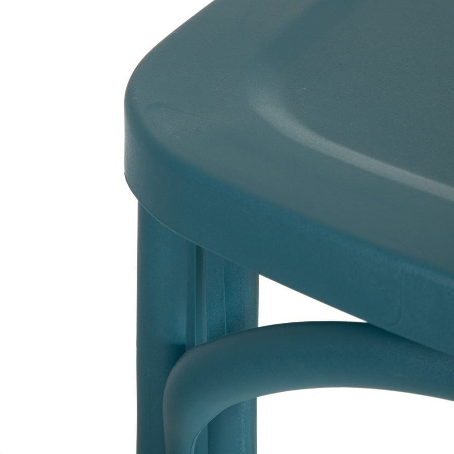 SILLA APILABLE AZUL POLIPROPILENO 48,50 X 43 X 91 CM
