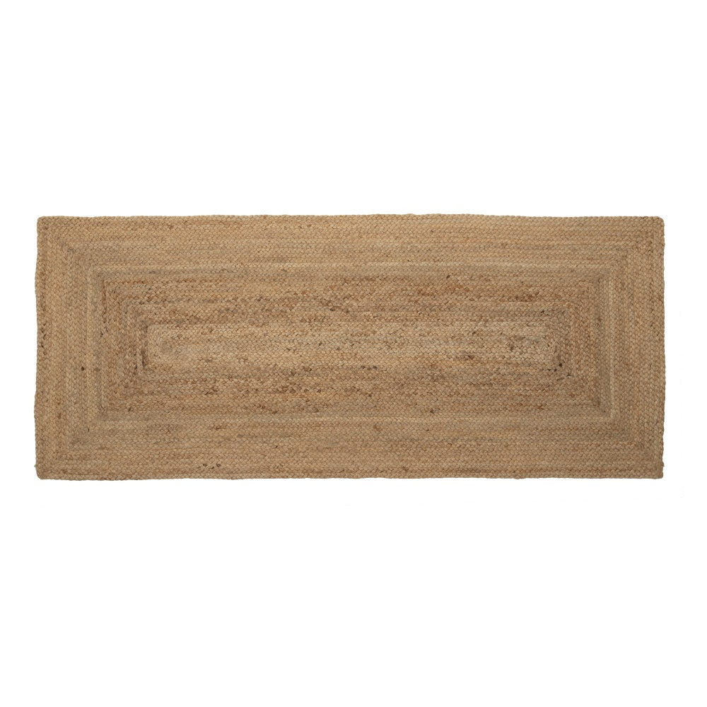 ALFOMBRA NATURAL YUTE DECORACIÓN 170 X 70 X 1 CM