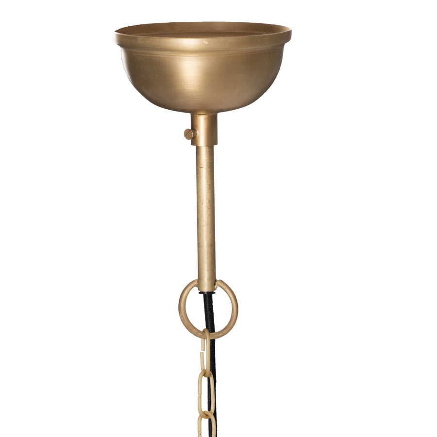 COPPER IRON CEILING LAMP 30 X 30 X 20 CM
