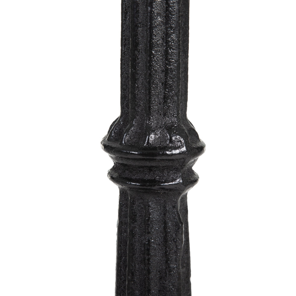 MESA AUXILIAR BLANCO-NEGRO METAL-M�RMOL 70 X 70 X 71 CM