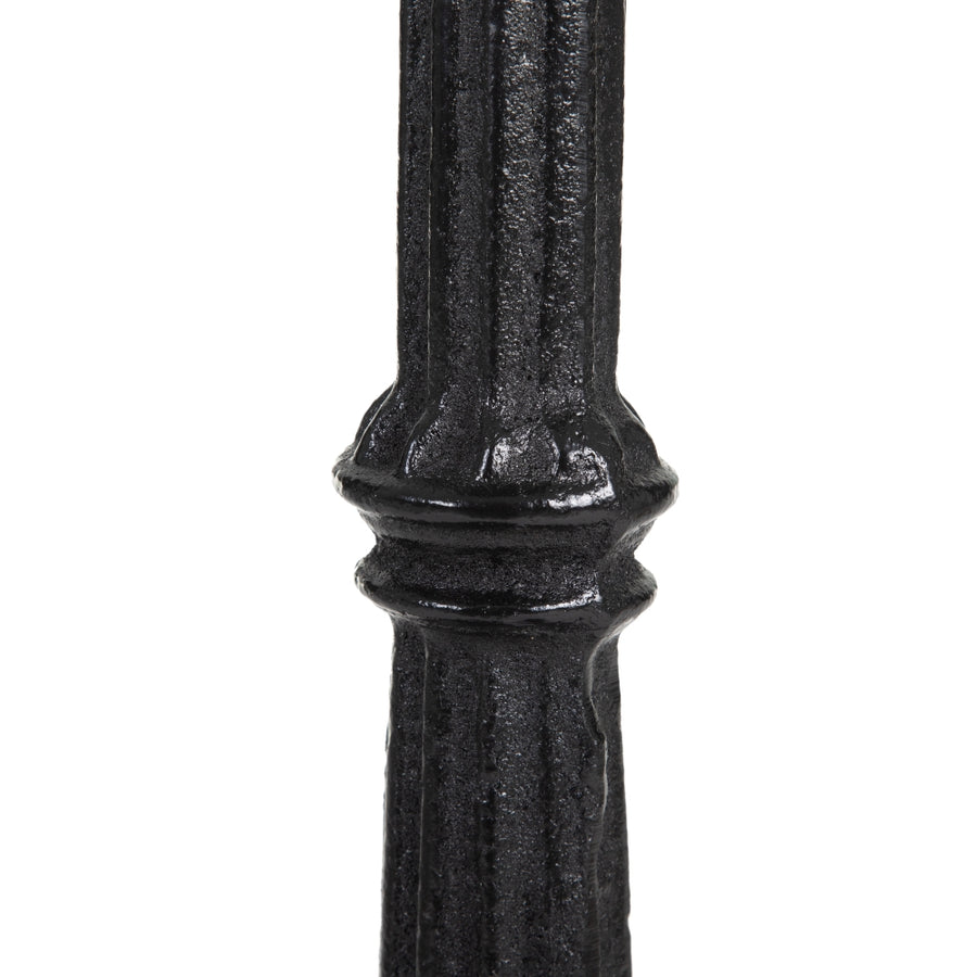 MESA AUXILIAR BLANCO-NEGRO METAL-MÁRMOL 70 X 70 X 71 CM