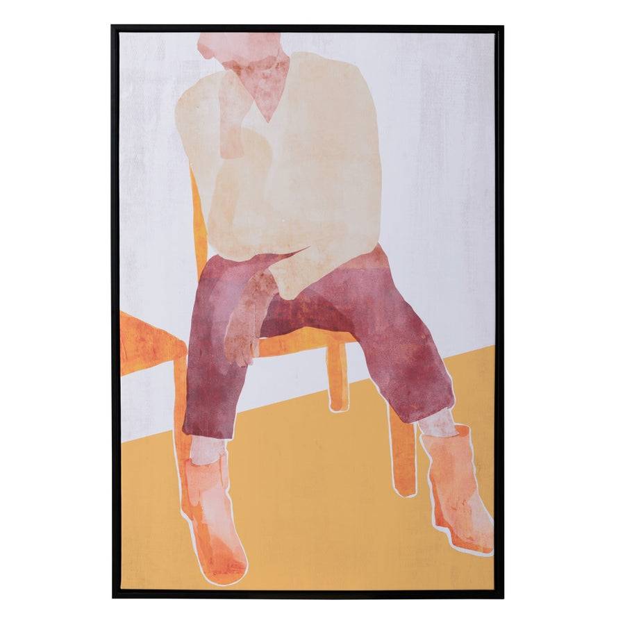 CUADRO IMPRESIÓN MUJER LIENZO 62,70 X 4,30 X 92,70 CM