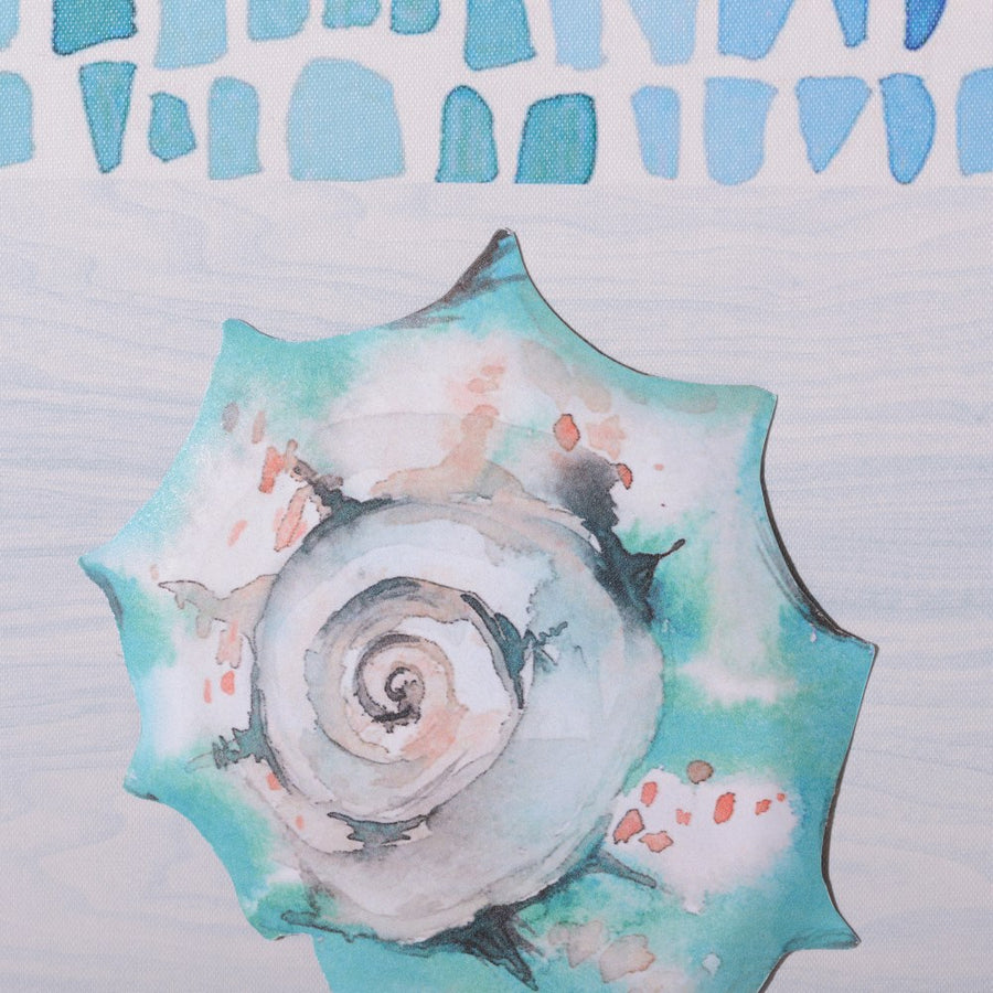 CUADRO IMPRESIÓN CONCHAS 3/M LIENZO 40 X 2,30 X 40 CM