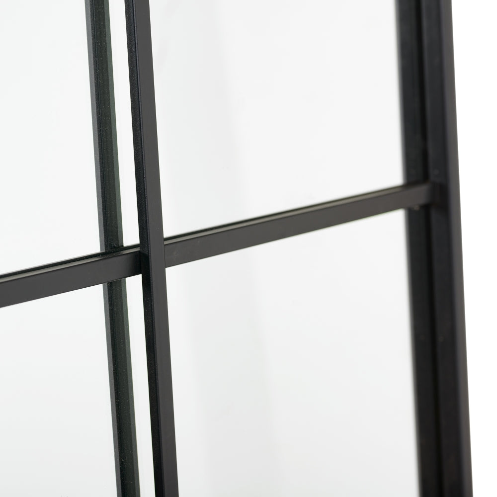 ESPEJO VENTANA METAL-CRISTAL DECORACIÓN 90 X 3 X 180 CM