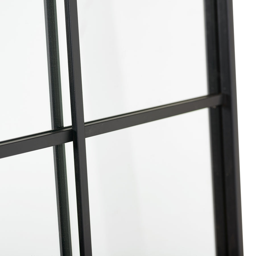 ESPEJO VENTANA METAL-CRISTAL DECORACIÓN 90 X 3 X 180 CM