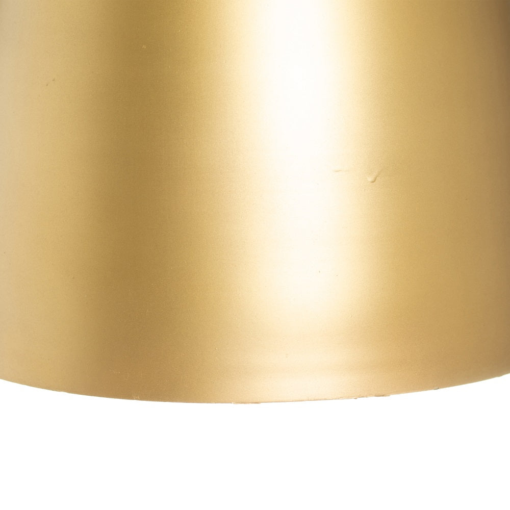 GOLD WOOD-IRON CEILING LAMP 21 X 21 X 37 CM