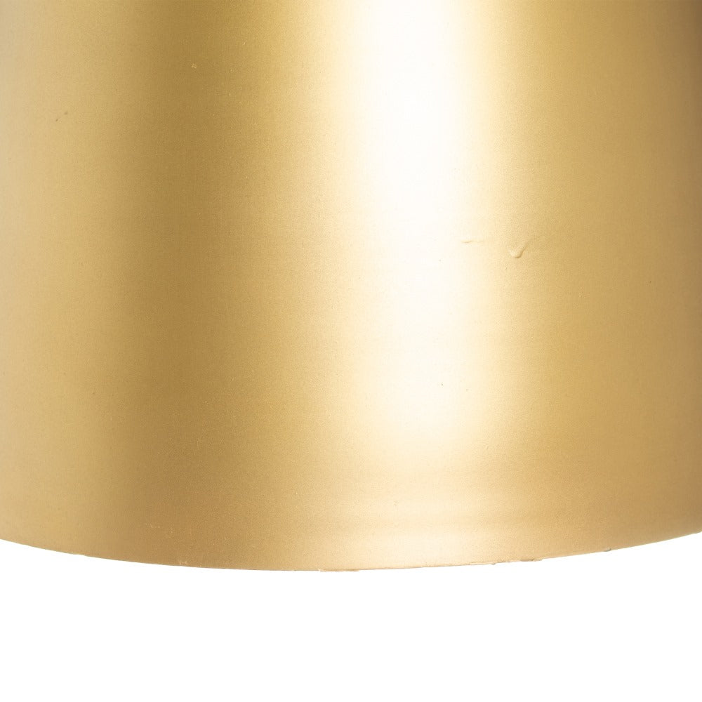 GOLD WOOD-IRON CEILING LAMP 30 X 30 X 53 CM