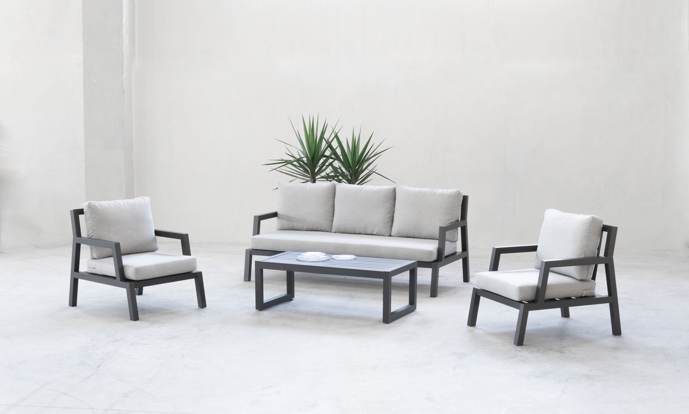 Conjunto de jardin LEISA 3 plazas