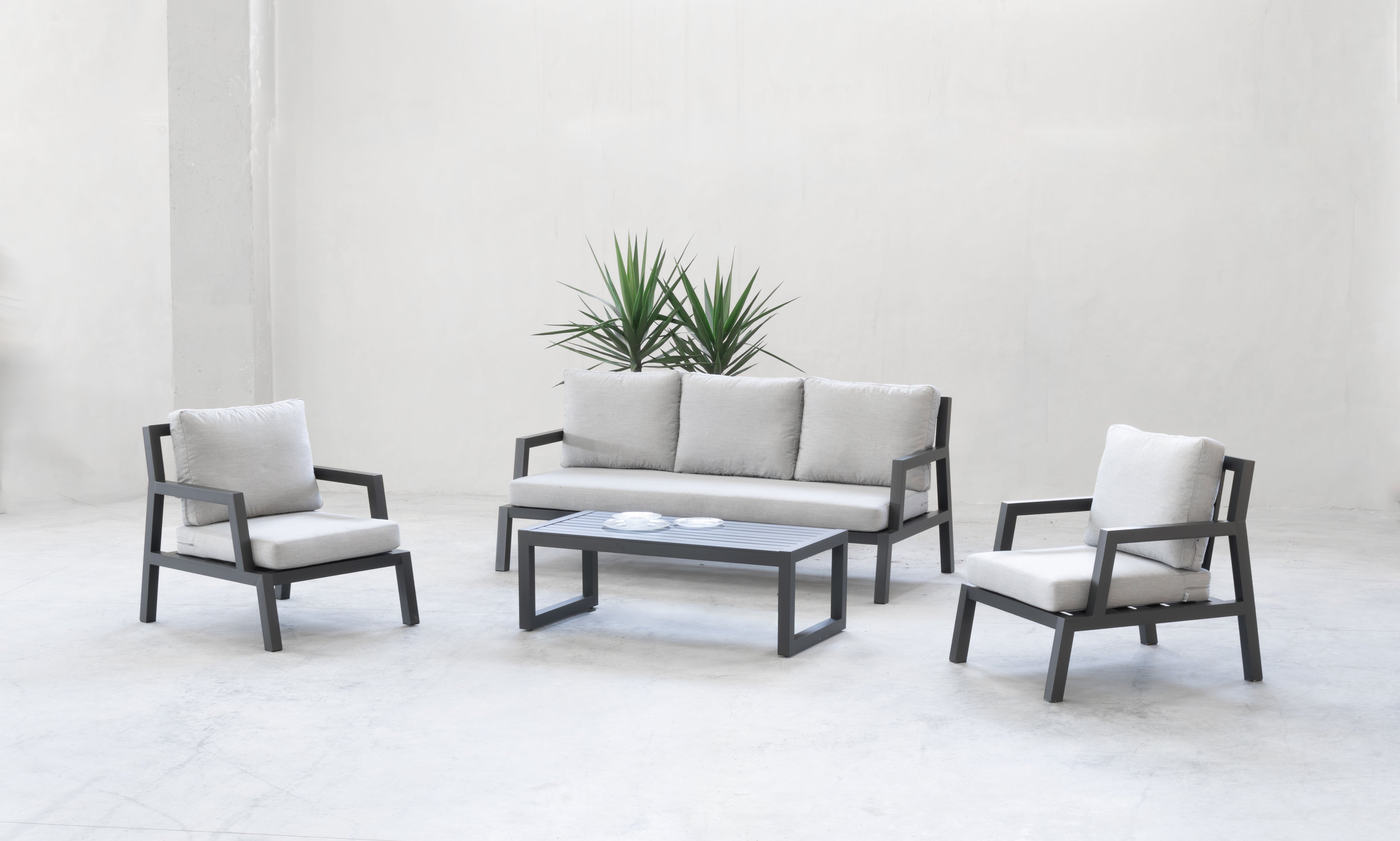 Conjunto de jardin LEISA 3 plazas