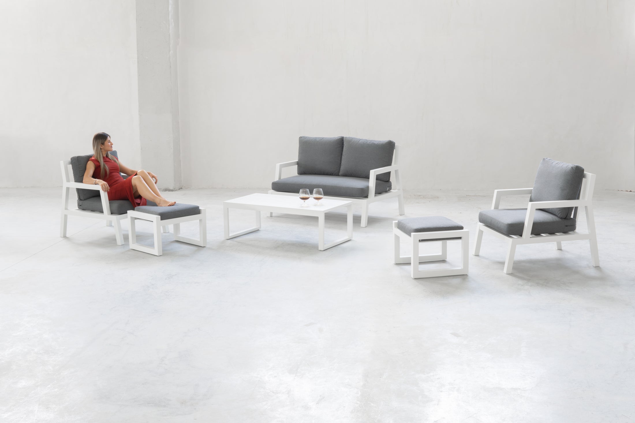 Conjunto de jardin LEISA 2 plazas