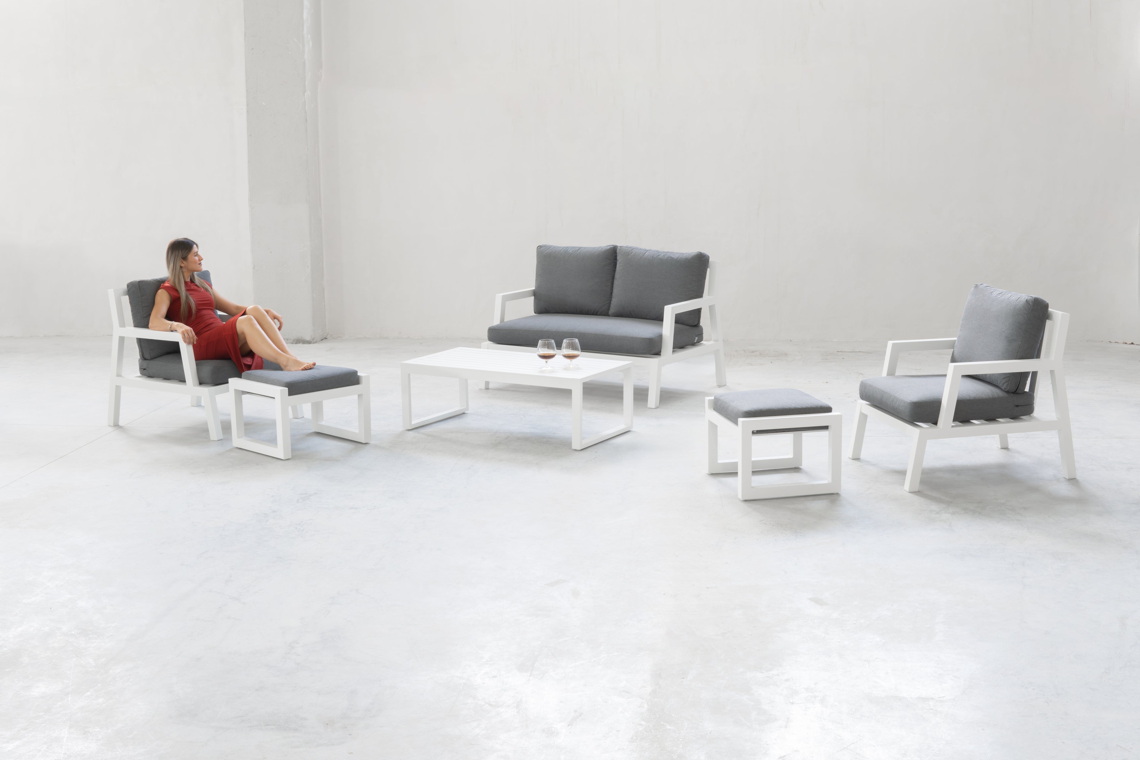 Conjunto de jardin LEISA 2 plazas