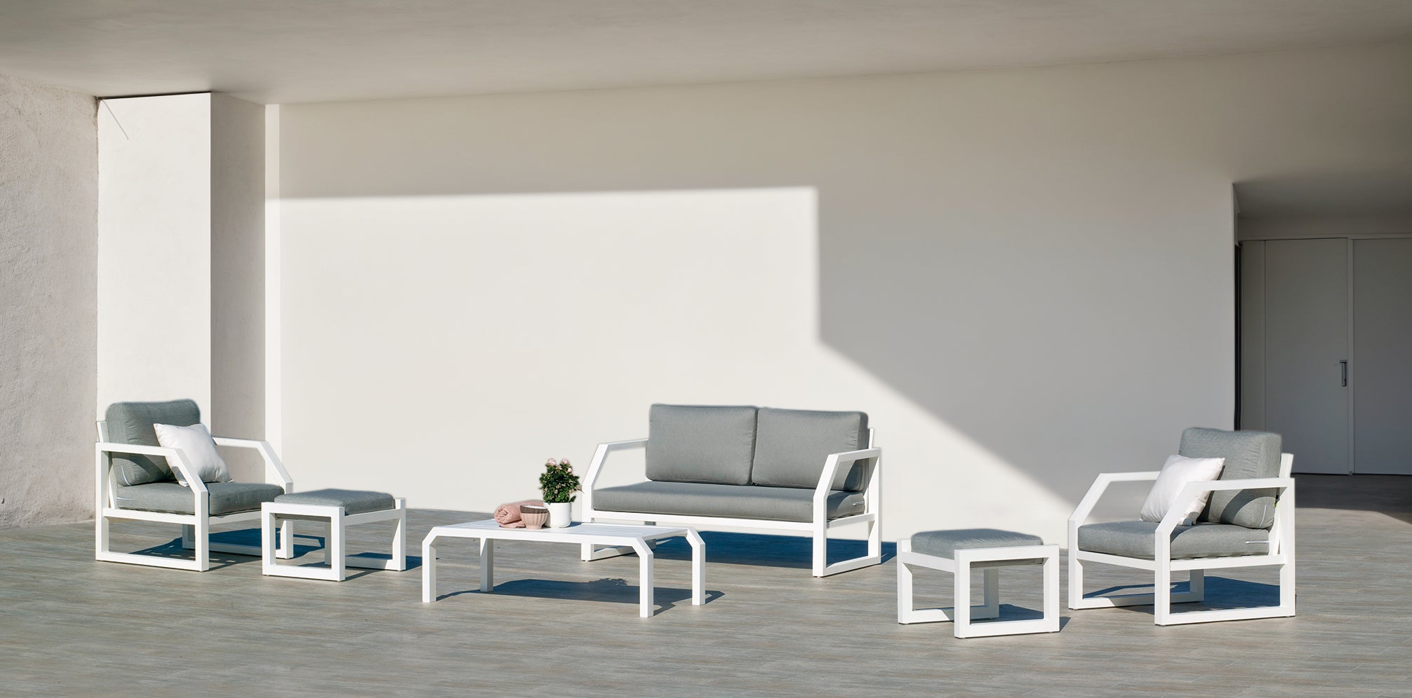Conjunto de jardin BELLAGIO 2 plazas