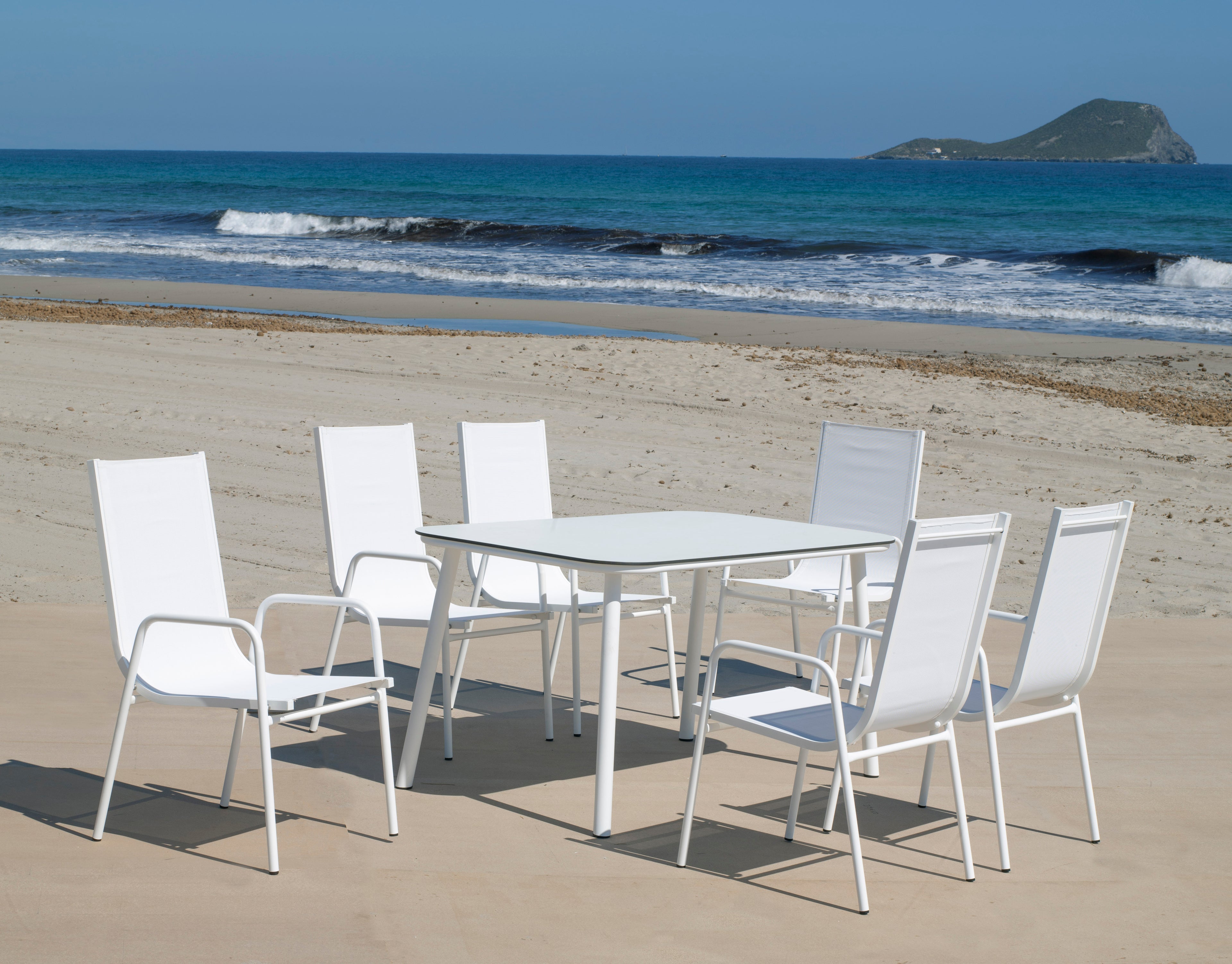 Mesa de comedor exterior Mundra 150 cm