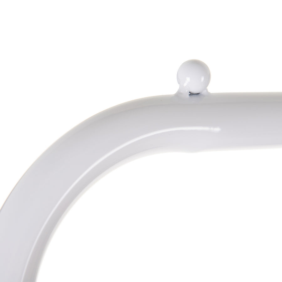 PERCHERO ESQUINERO BLANCO METAL 81 X 38 X 182 CM