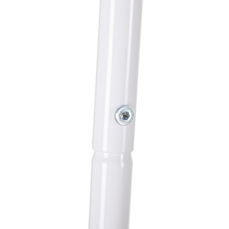 PERCHERO ESQUINERO BLANCO METAL 81 X 38 X 182 CM