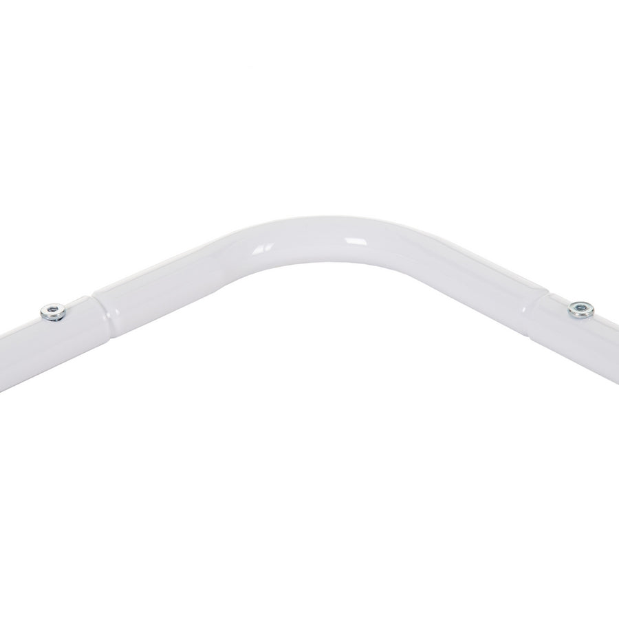 PERCHERO ESQUINERO BLANCO METAL 81 X 38 X 182 CM