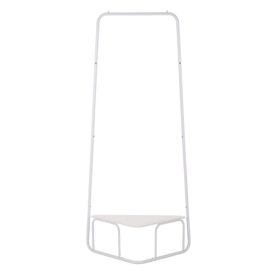 PERCHERO ESQUINERO BLANCO METAL 81 X 38 X 182 CM
