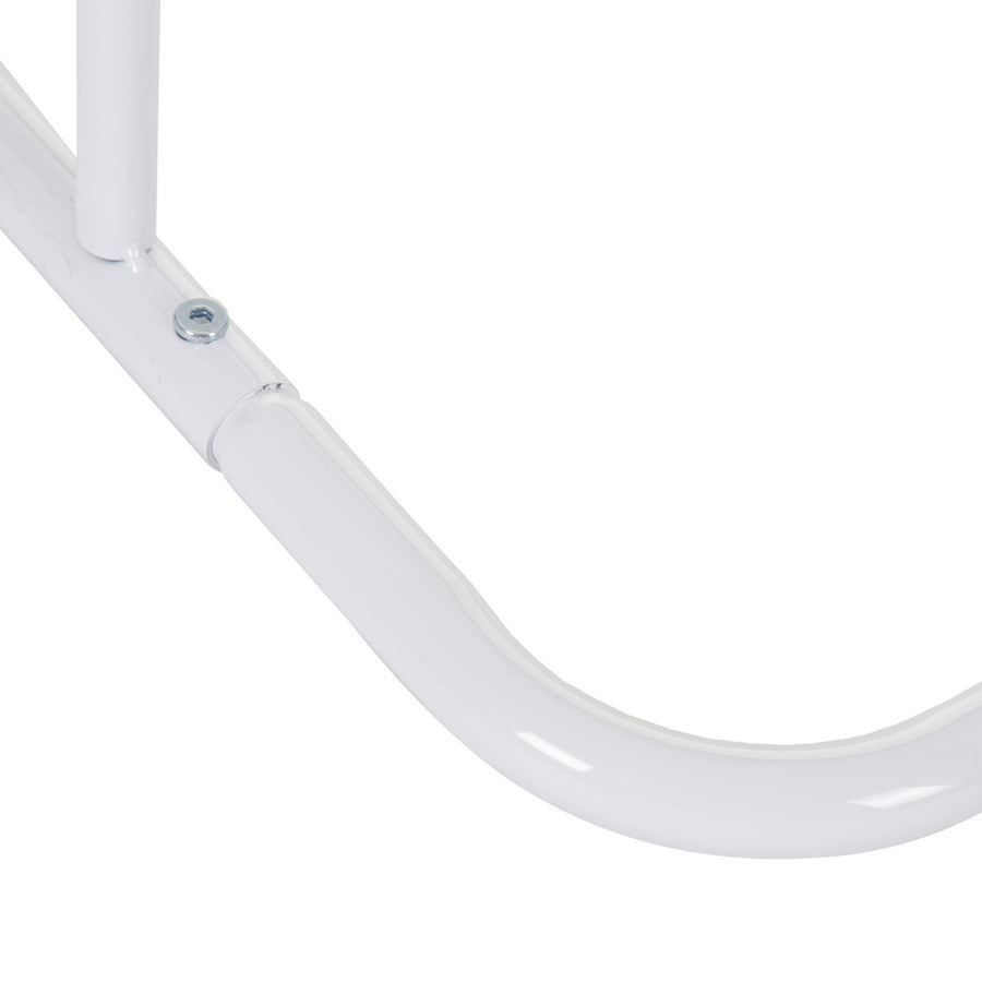 PERCHERO ESQUINERO BLANCO METAL 81 X 38 X 182 CM