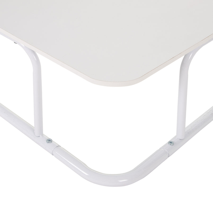 PERCHERO ESQUINERO BLANCO METAL 81 X 38 X 182 CM