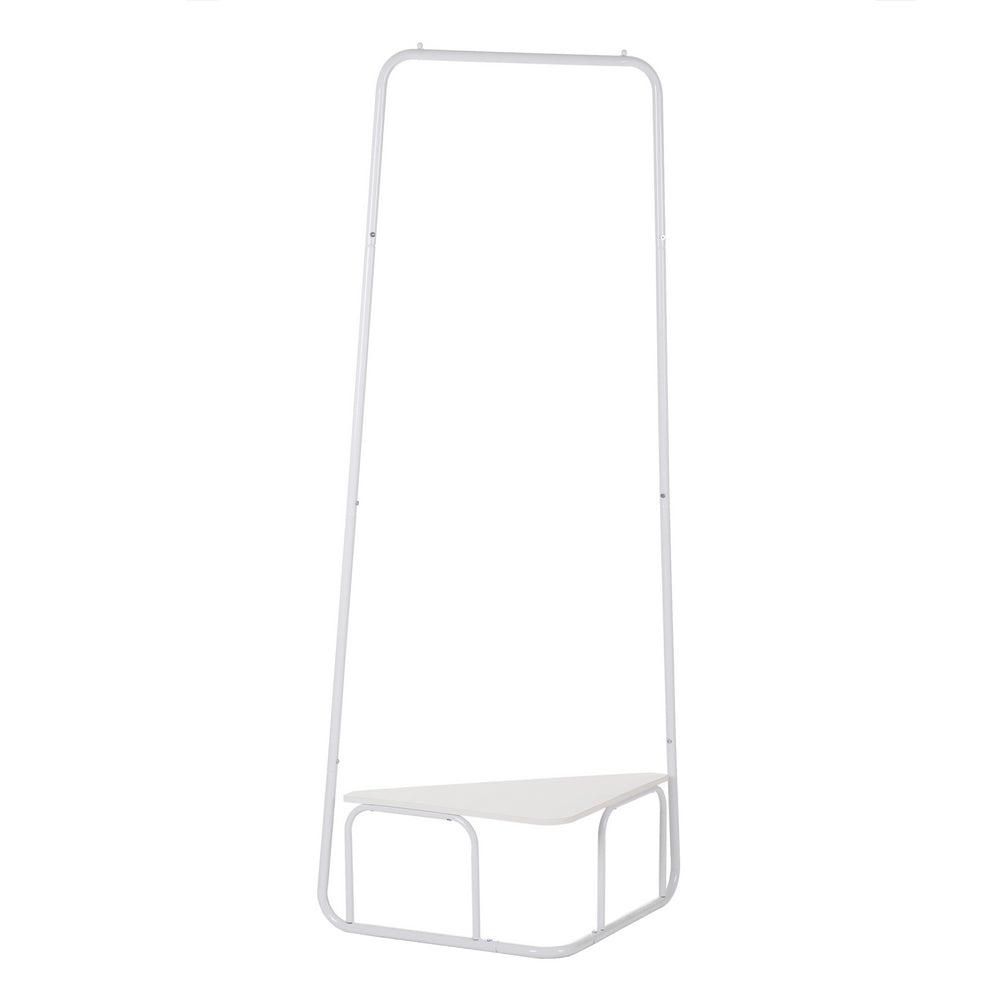 PERCHERO ESQUINERO BLANCO METAL 81 X 38 X 182 CM