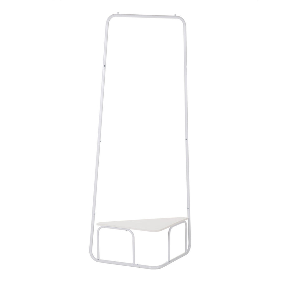 PERCHERO ESQUINERO BLANCO METAL 81 X 38 X 182 CM