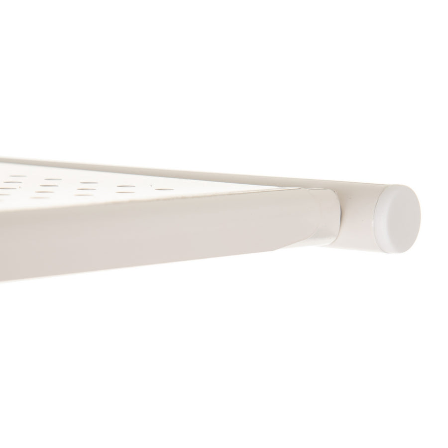 WHITE METAL WALL HANGER DECORATION 60 X 25 X 155 CM