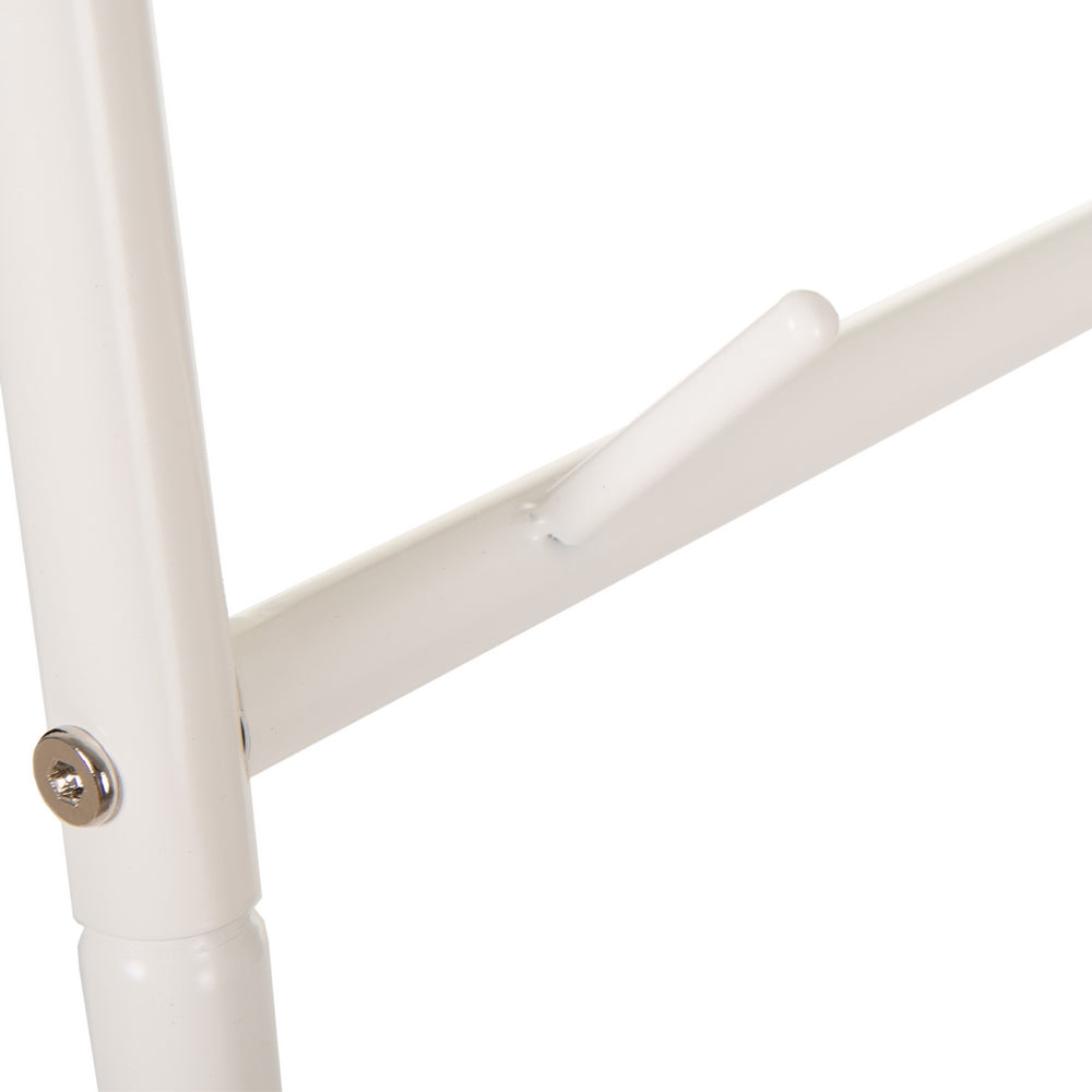 PERCHERO PARED BLANCO METAL DECORACIÓN 60 X 25 X 155 CM