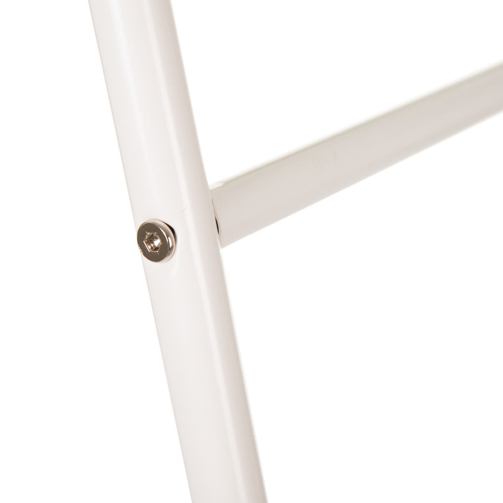 PERCHERO PARED BLANCO METAL DECORACIÓN 60 X 25 X 155 CM