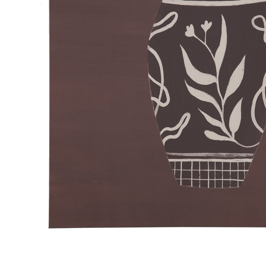 CUADRO IMPRESIÓN JARRÓN-FLORES LIENZO 80 X 3,80 X 120 CM