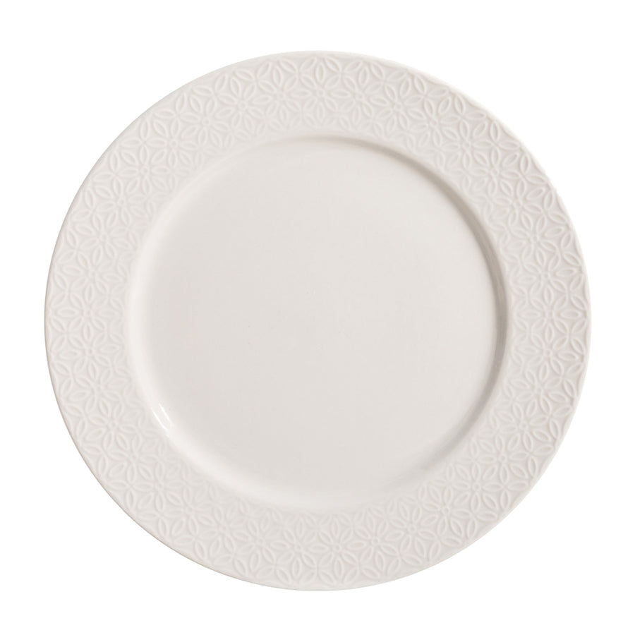 PLATO LLANO BLANCO PORCELANA COCINA 27 X 27 X 2,30 CM
