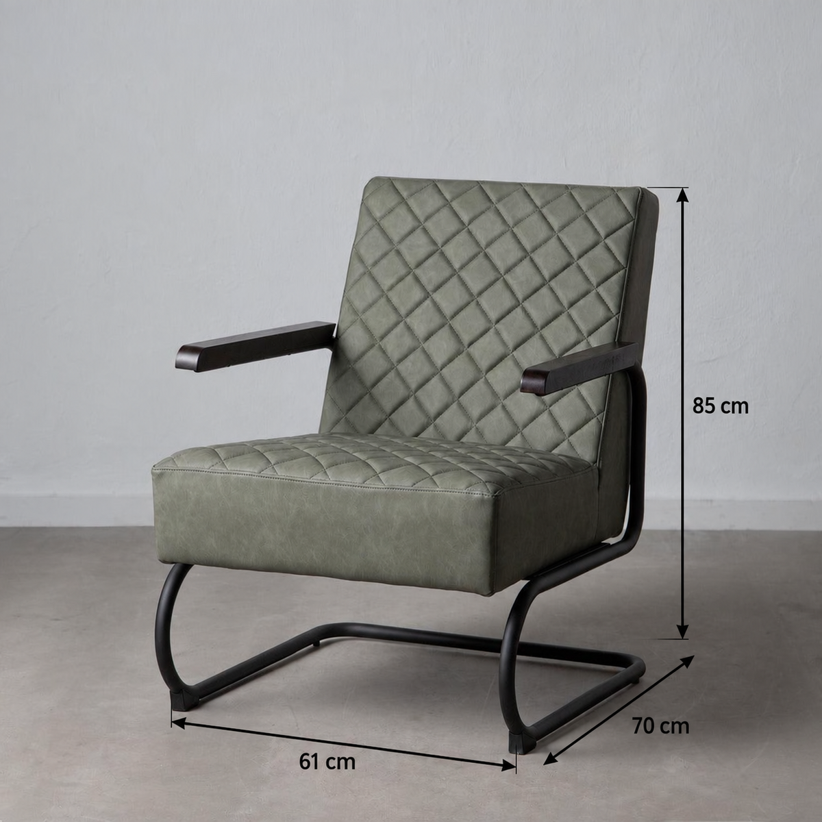 Ficha de medidas Sillón Verde