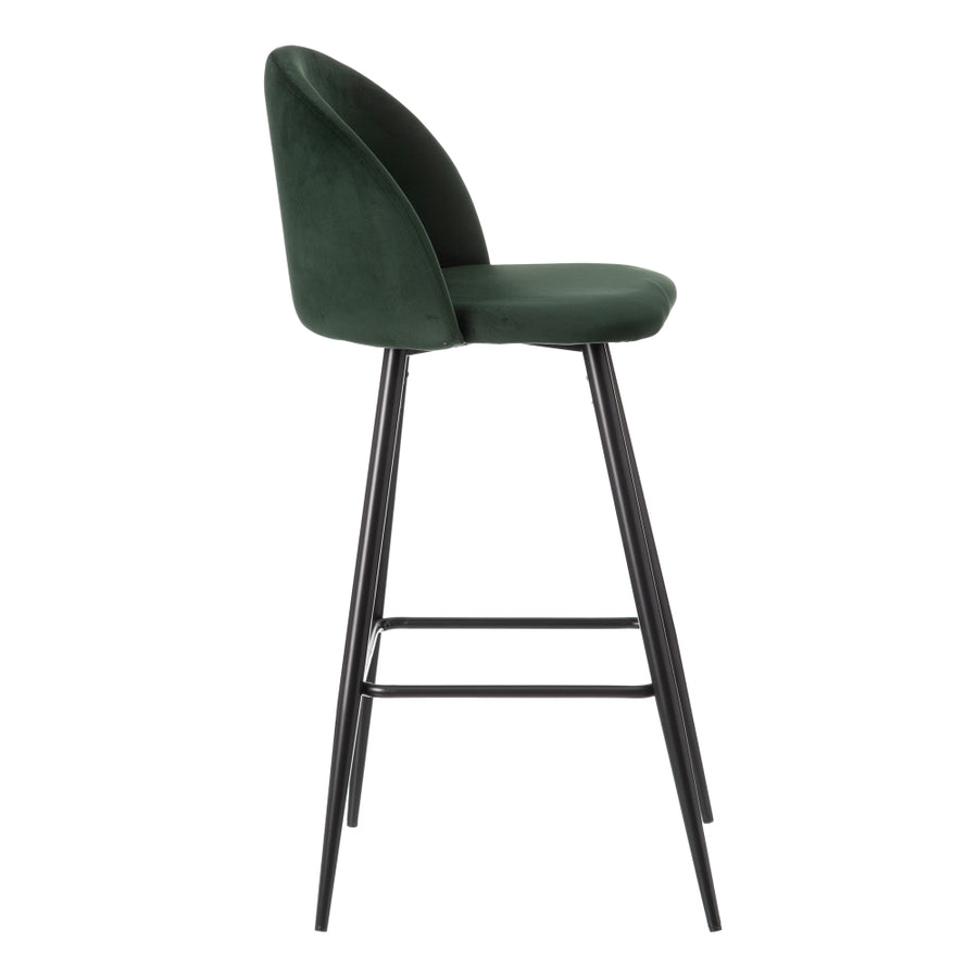 TABURETE ALTO VERDE OSCURO TEJIDO-METAL 40,20 X 48,20 X 102