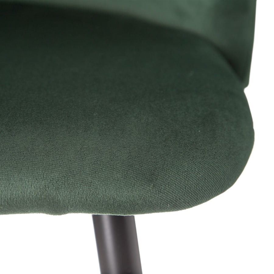 TABURETE ALTO VERDE OSCURO TEJIDO-METAL 40,20 X 48,20 X 102