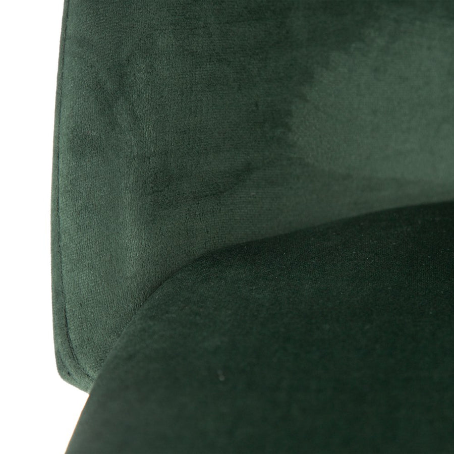 TABURETE ALTO VERDE OSCURO TEJIDO-METAL 40,20 X 48,20 X 102