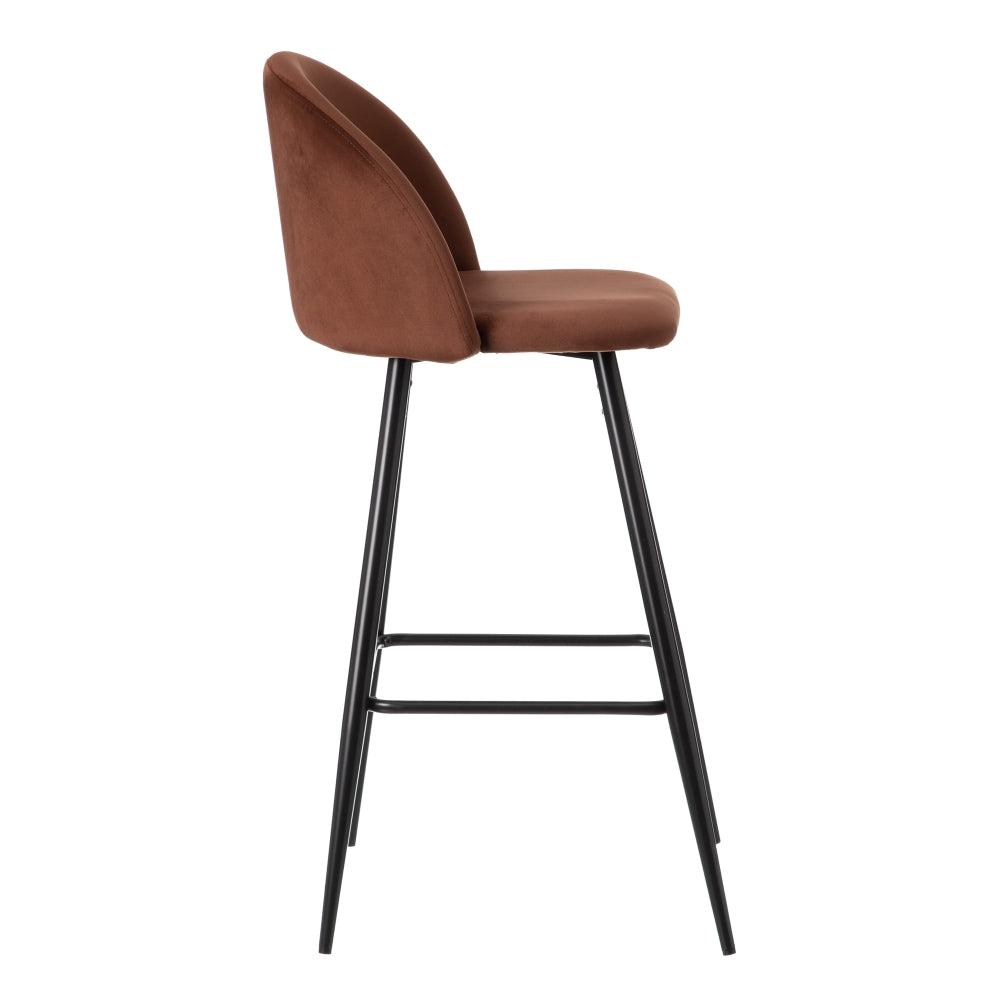 HIGH STOOL TILE FABRIC-METAL LIVING ROOM 40.20 X 48.20 X 102 CM
