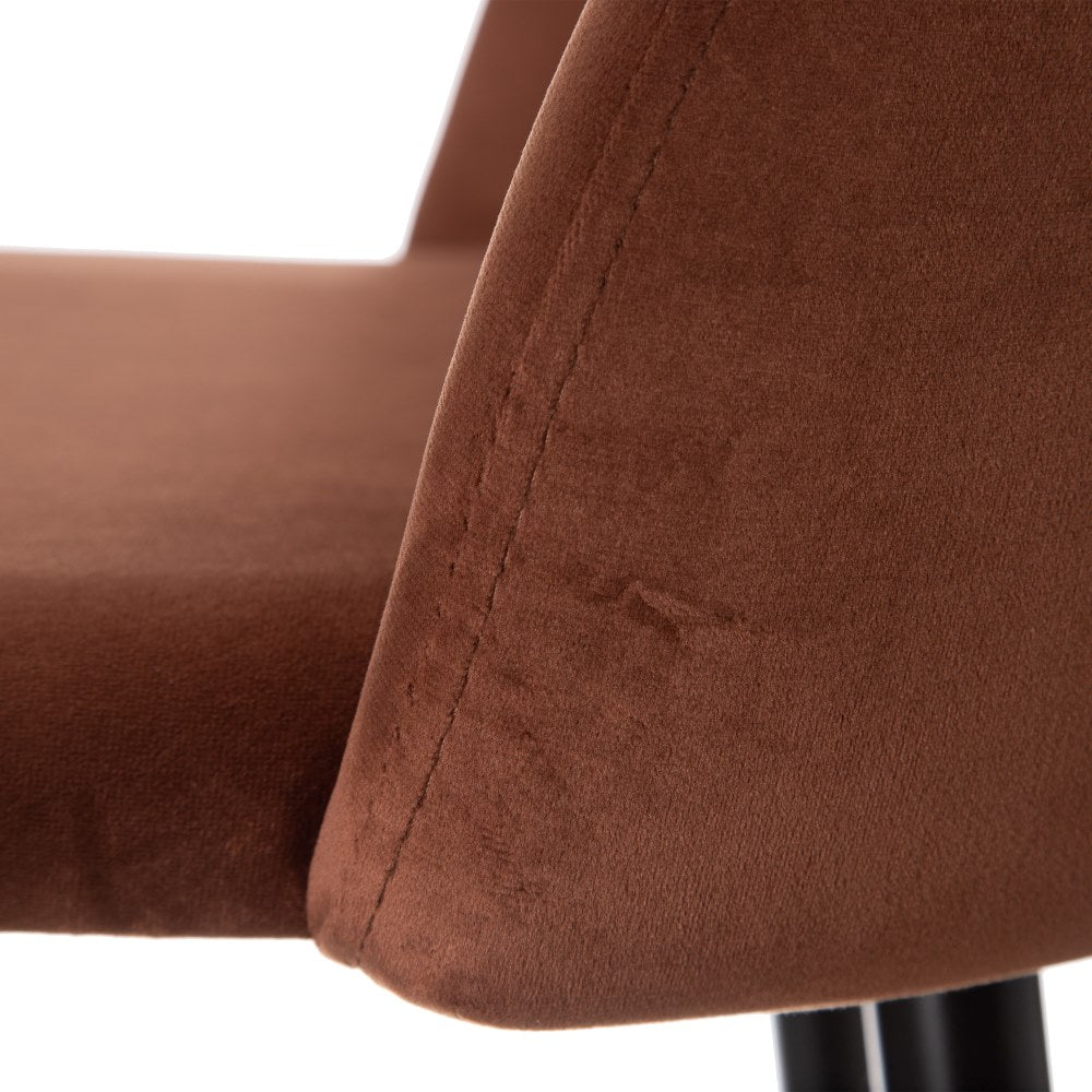 HIGH STOOL TILE FABRIC-METAL LIVING ROOM 40.20 X 48.20 X 102 CM